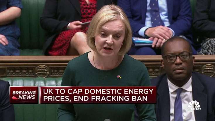 UK to cap domestic energy prices, end fracking ban