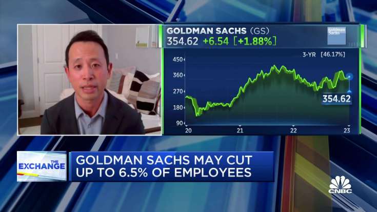 Goldman Sachs expected to cut 6.5% of employees