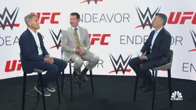 Watch Scott Wapner's full interview with Endeavor CEO Ari Emanuel and WWE's Vince McMahon