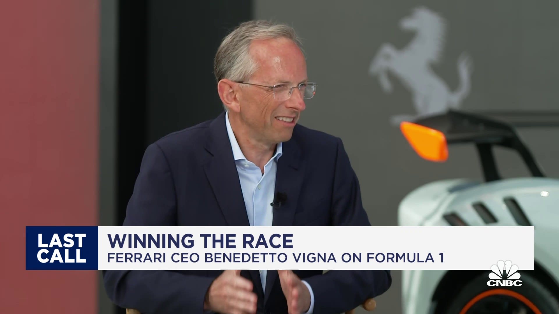 Watch CNBC's full exclusive interview with Ferrari CEO Benedetto Vigna