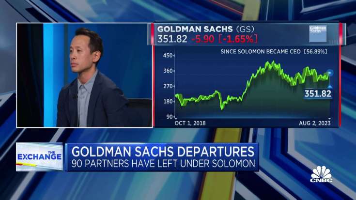 Goldman Sachs departures: 90 partners have left under Solomon