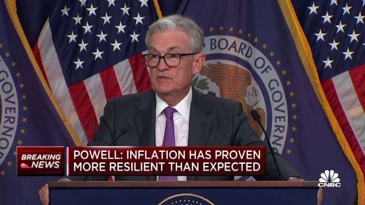 Fed Chair Powell: Fed staff are no longer forecasting recession