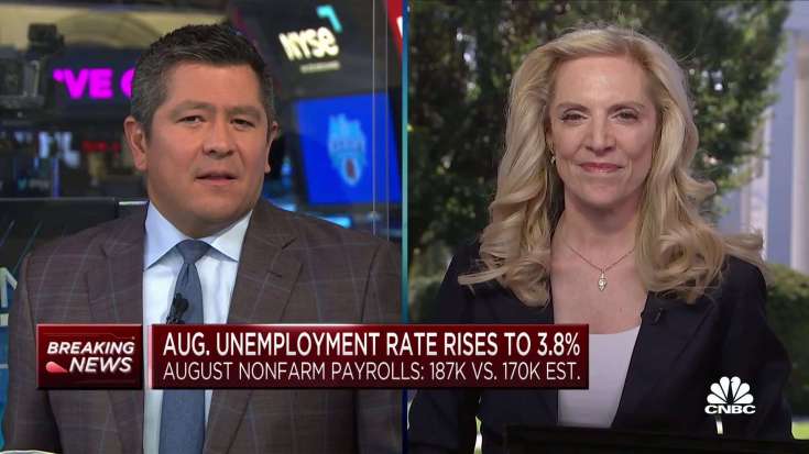 NEC Director Lael Brainard on August jobs report: People are coming back and going to work