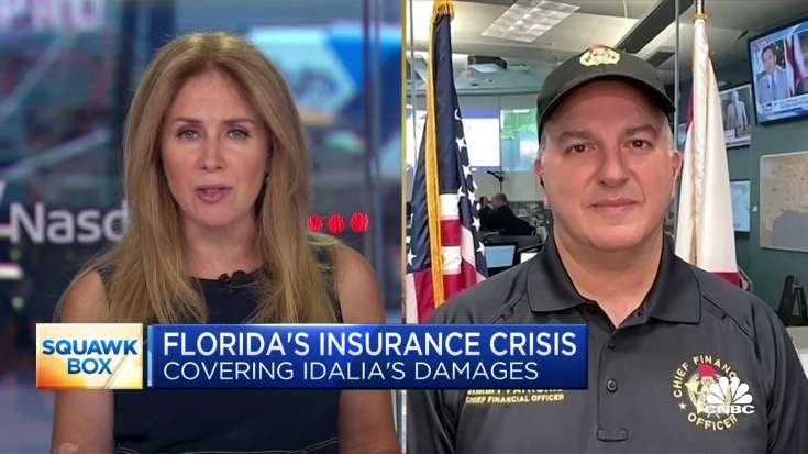 Florida CFO Jimmy Patronis on Hurricane Idalia and the state's insurance crisis