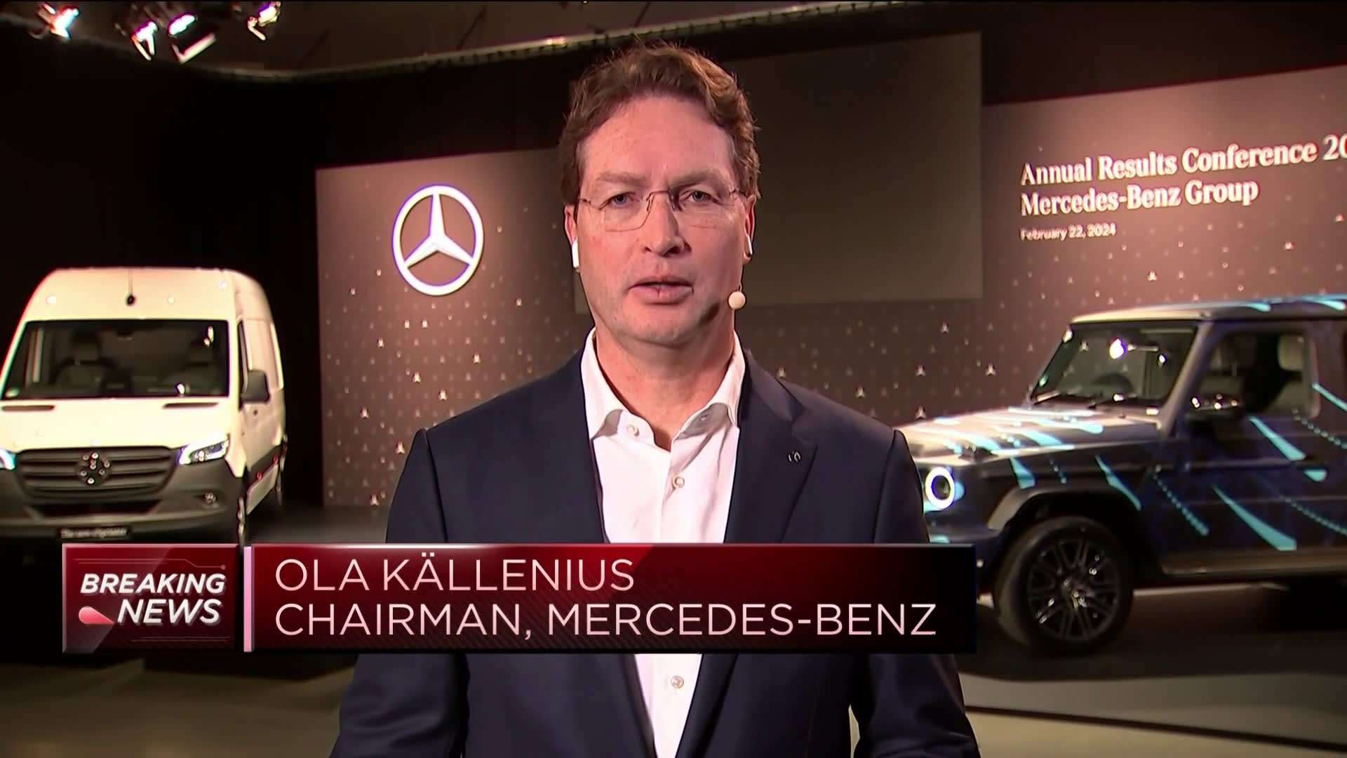 Mercedes-Benz is working through supply chain challenges, CEO says