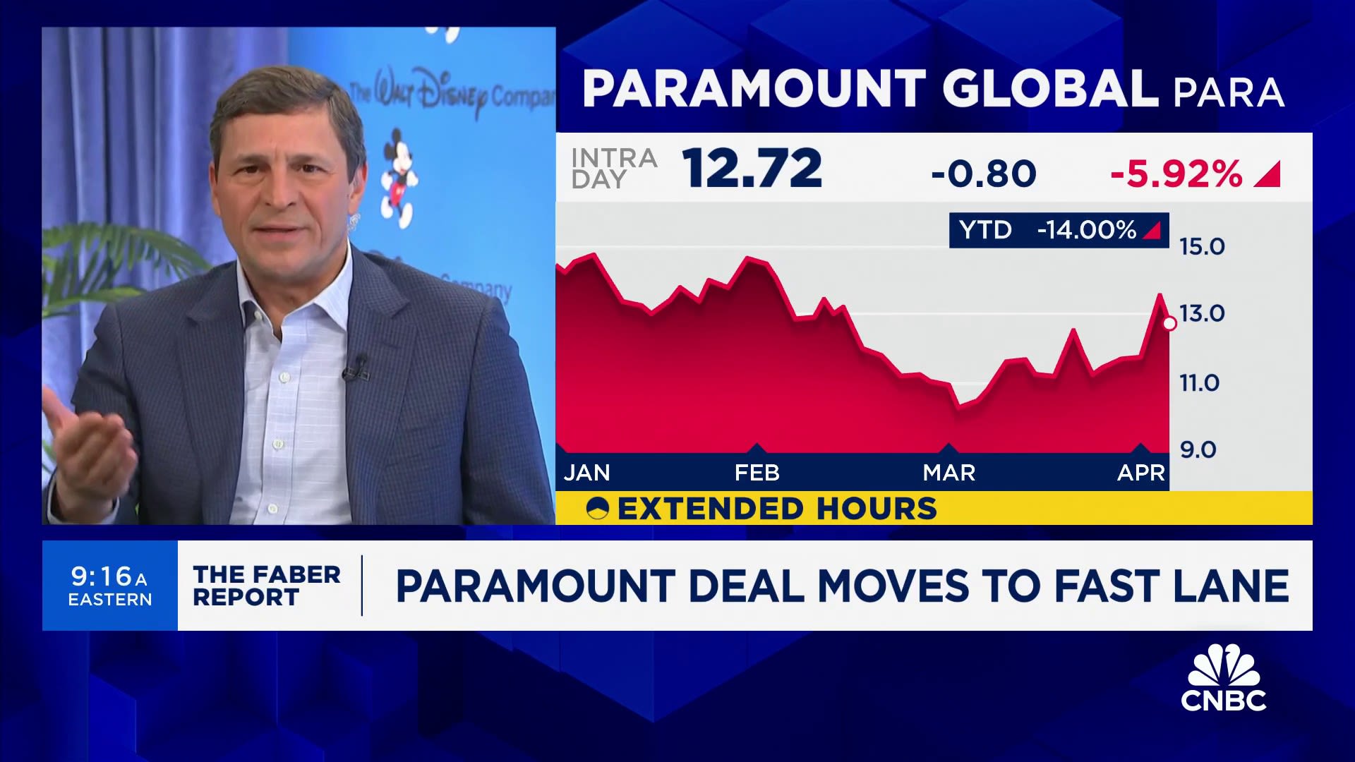 Faber Report: Paramount deal moves to fast lane